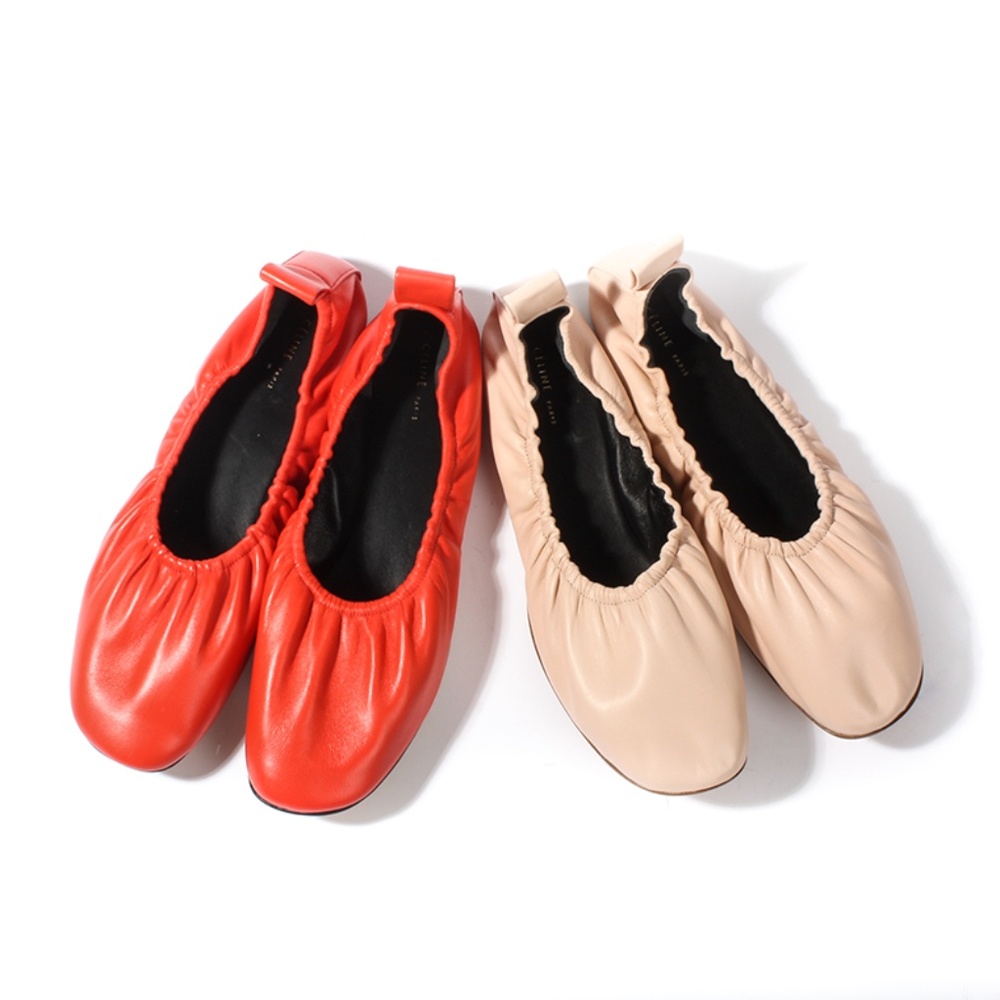 ISO Celine Ballerina Round-Toe Flats, 37.5 or 38